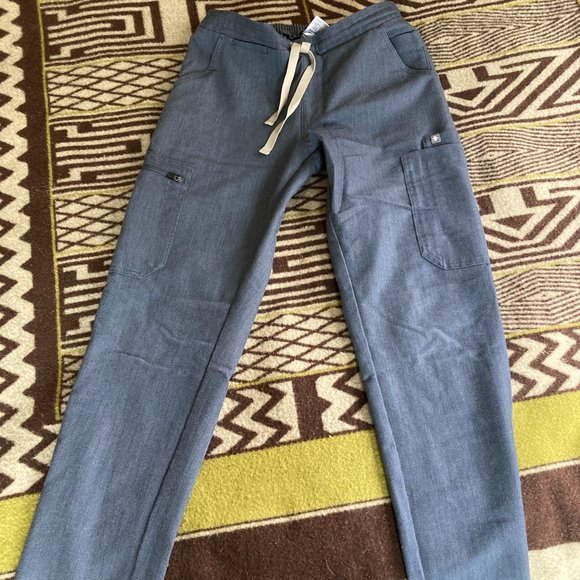 Figs Other Womens Figs Xs Blue Denim Color Yola Skinny Scrub Pants